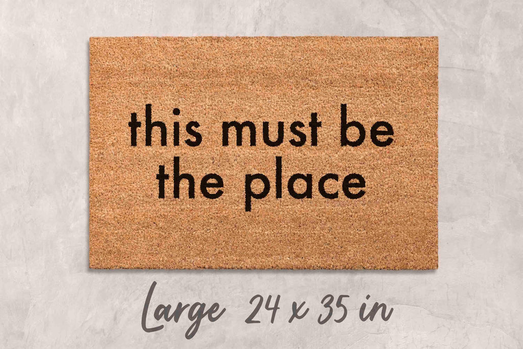 Funny Welcome Doormat, Natural Coir (New Home, Latex Backing)
