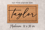 Last Name Doormat - Custom Family Welcome Mat