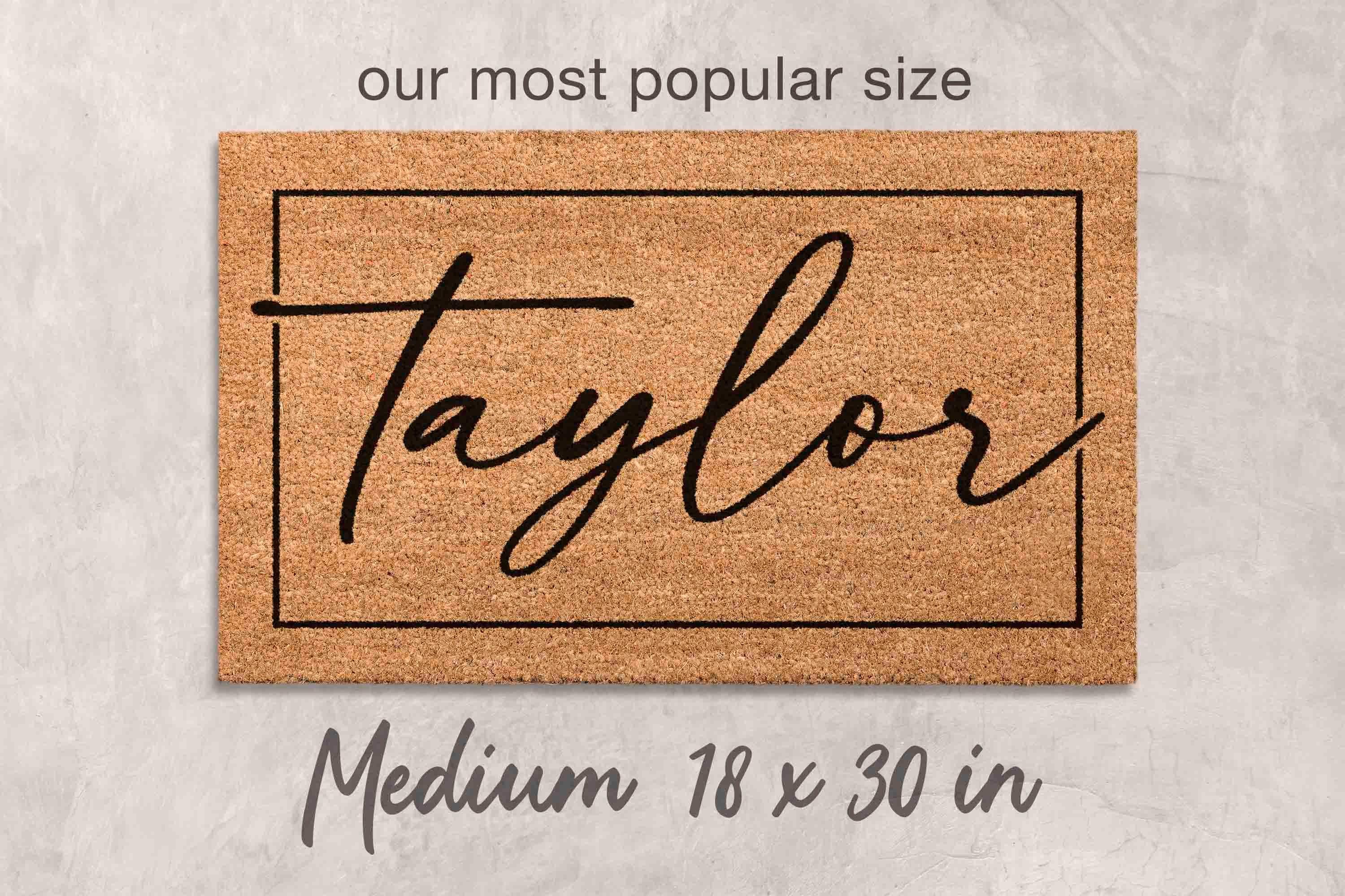 Last Name Doormat - Custom Family Welcome Mat