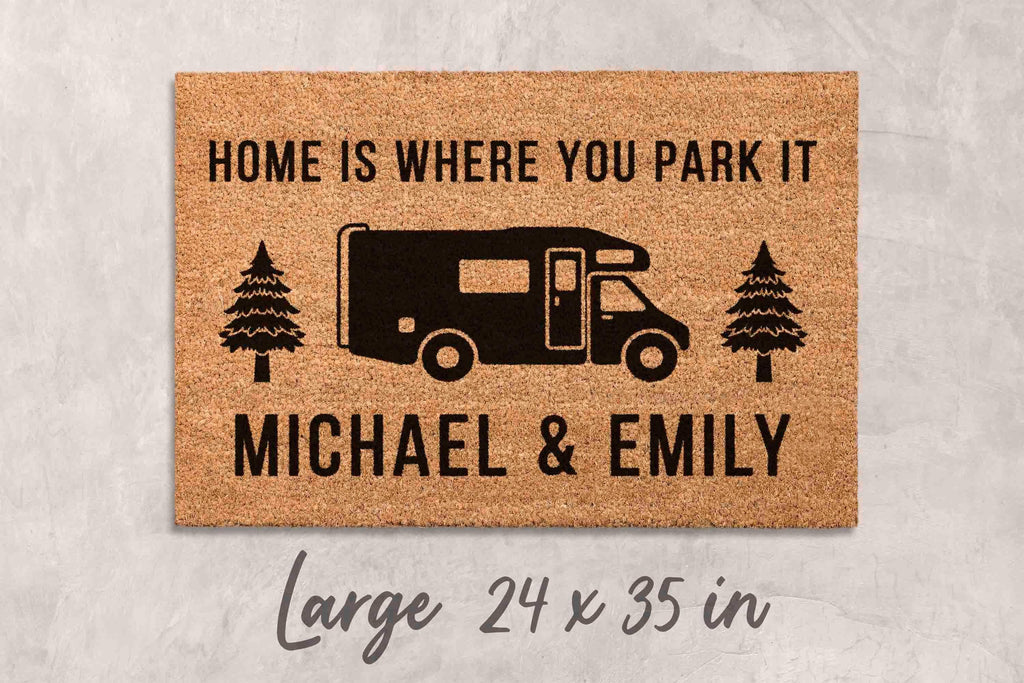Camping Door Mat: Cozy Outdoor Welcome (Natural Fibers)