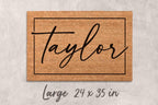 Last Name Doormat - Custom Family Welcome Mat