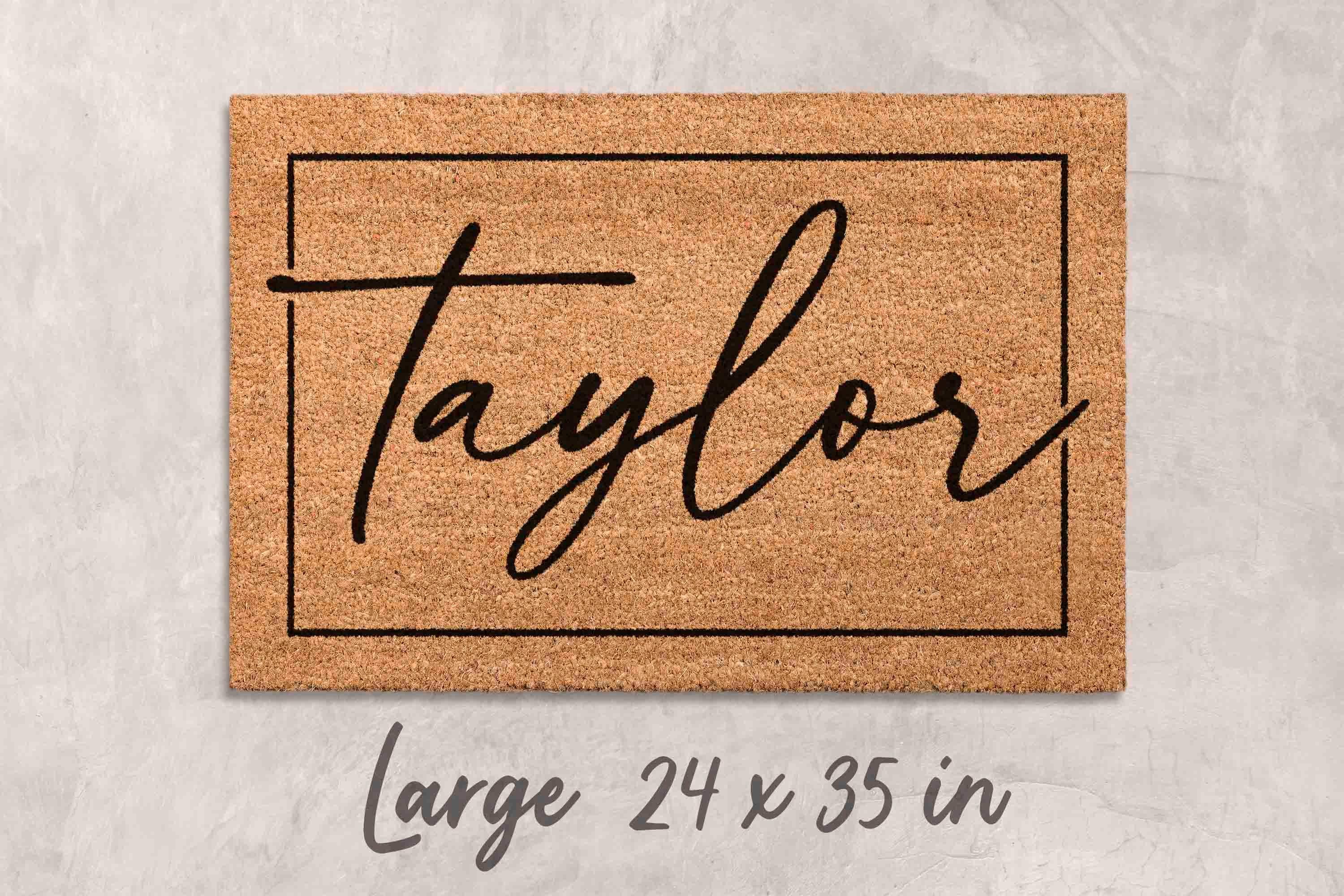 Last Name Doormat - Custom Family Welcome Mat