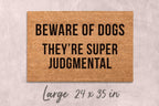 Beware of Dogs Doormat - Funny Dog Owner Welcome Mat