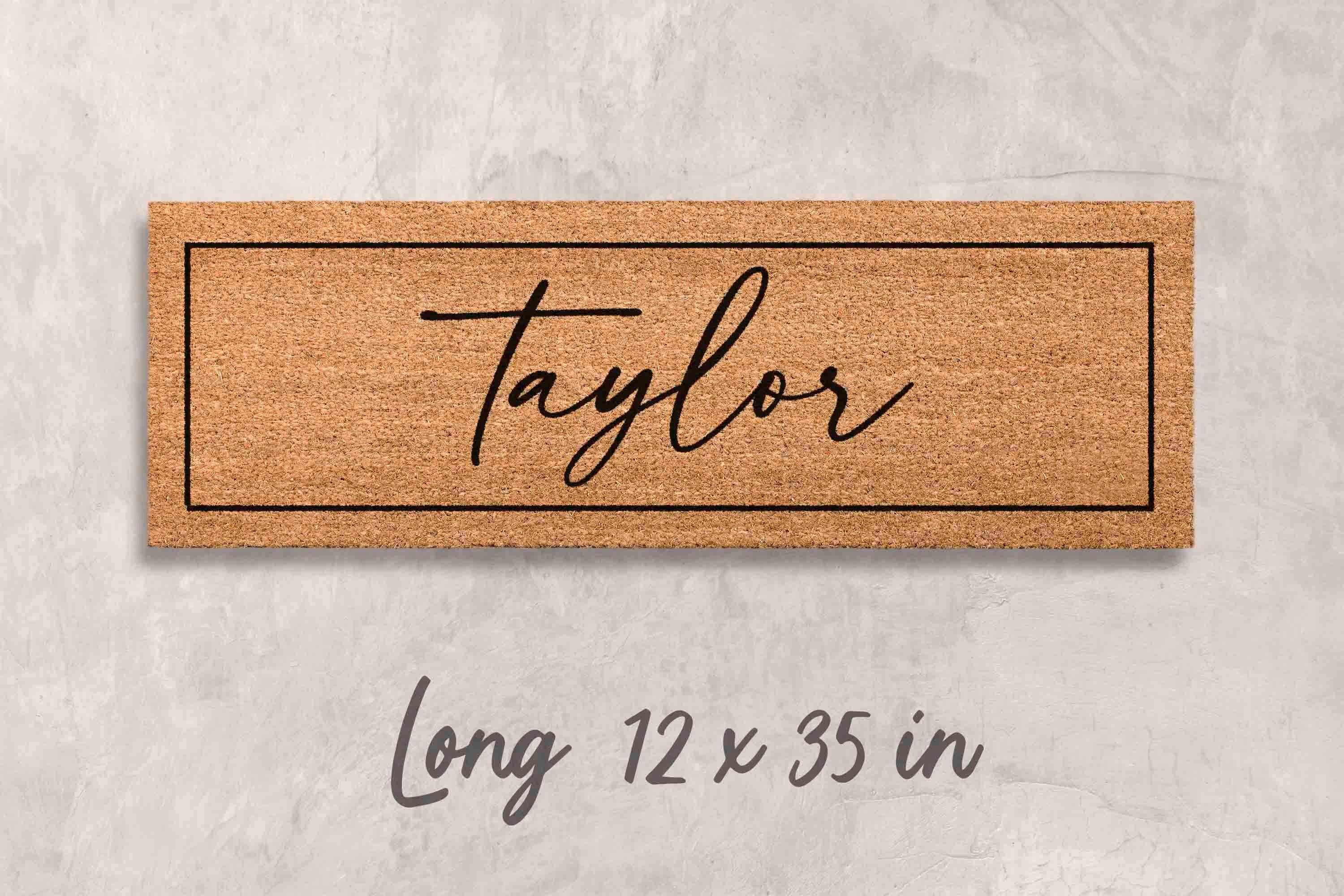 Last Name Doormat - Custom Family Welcome Mat