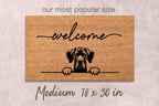 Great Dane Doormat Natural Coir Welcome Mat (Dog Lover Gift)