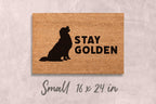Funny Golden Retriever Doormat - Custom Dog Lover Welcome Mat