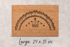Speak Friend and Enter Doormat, Funny Geek Door Mat (Natural Coir)