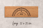 Speak Friend and Enter Doormat, Funny Geek Door Mat (Natural Coir)