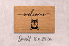 Shiba Inu Door Mat: Cute Dog Design (Natural Coir, Latex)