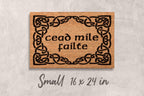 Irish Doormat - Céad Míle Fáilte, Natural Coir Welcome Mat