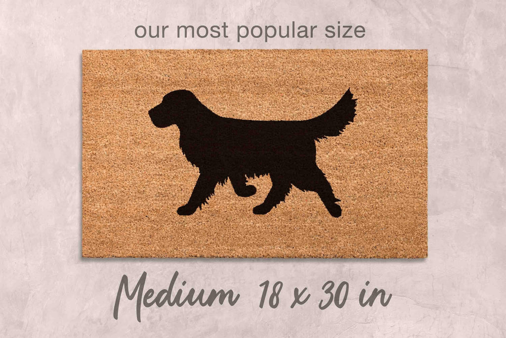 Retriever Doormat: Funny Dog Owner Gift (Coir Mat)