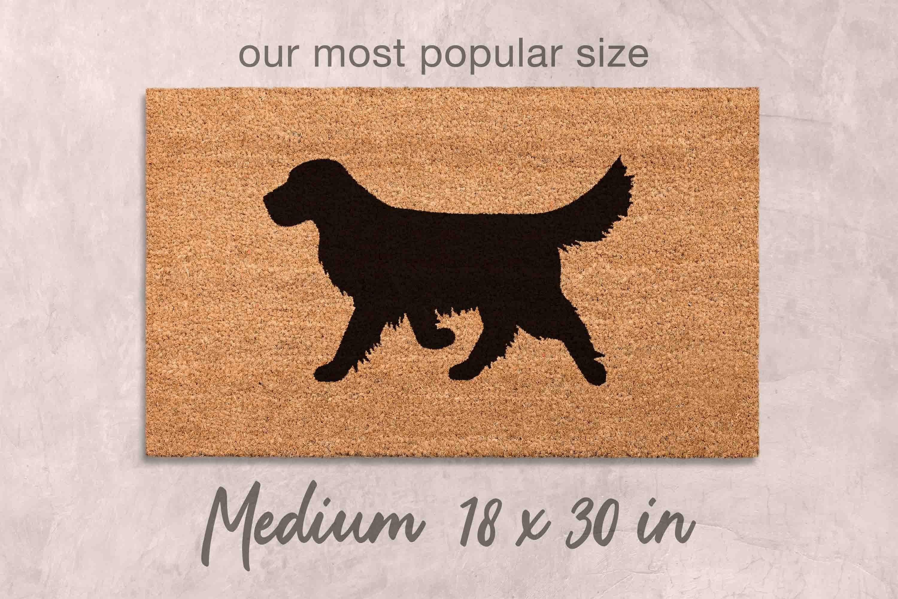 Retriever Doormat: Funny Dog Owner Gift (Coir Mat)