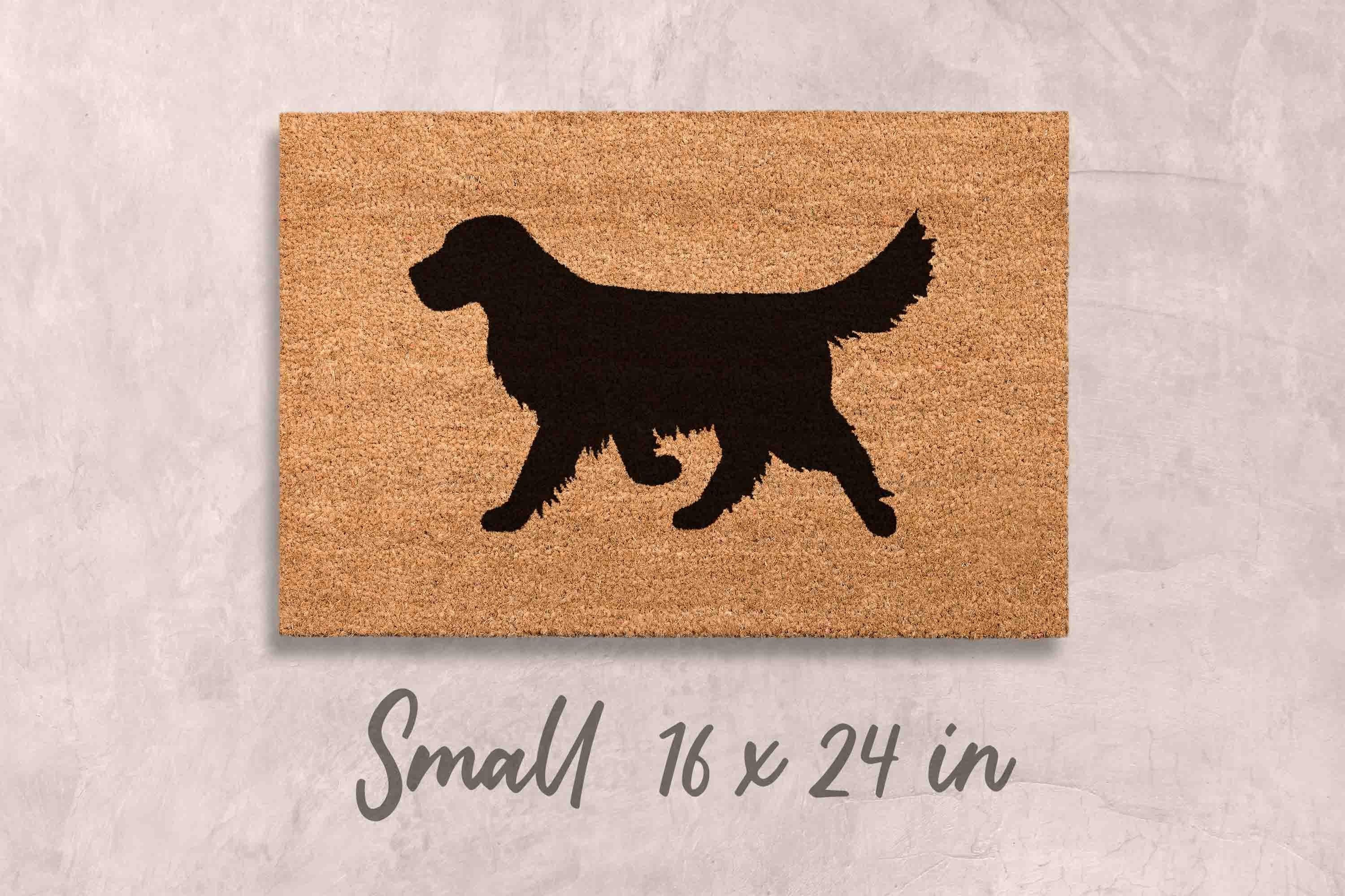 Retriever Doormat: Funny Dog Owner Gift (Coir Mat)