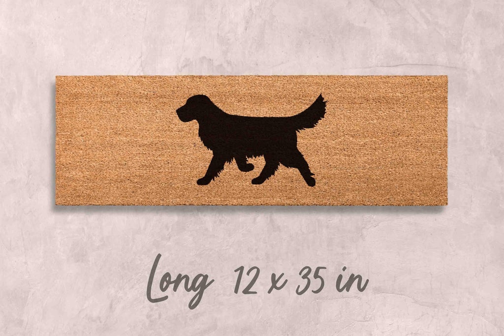 Retriever Doormat: Funny Dog Owner Gift (Coir Mat)