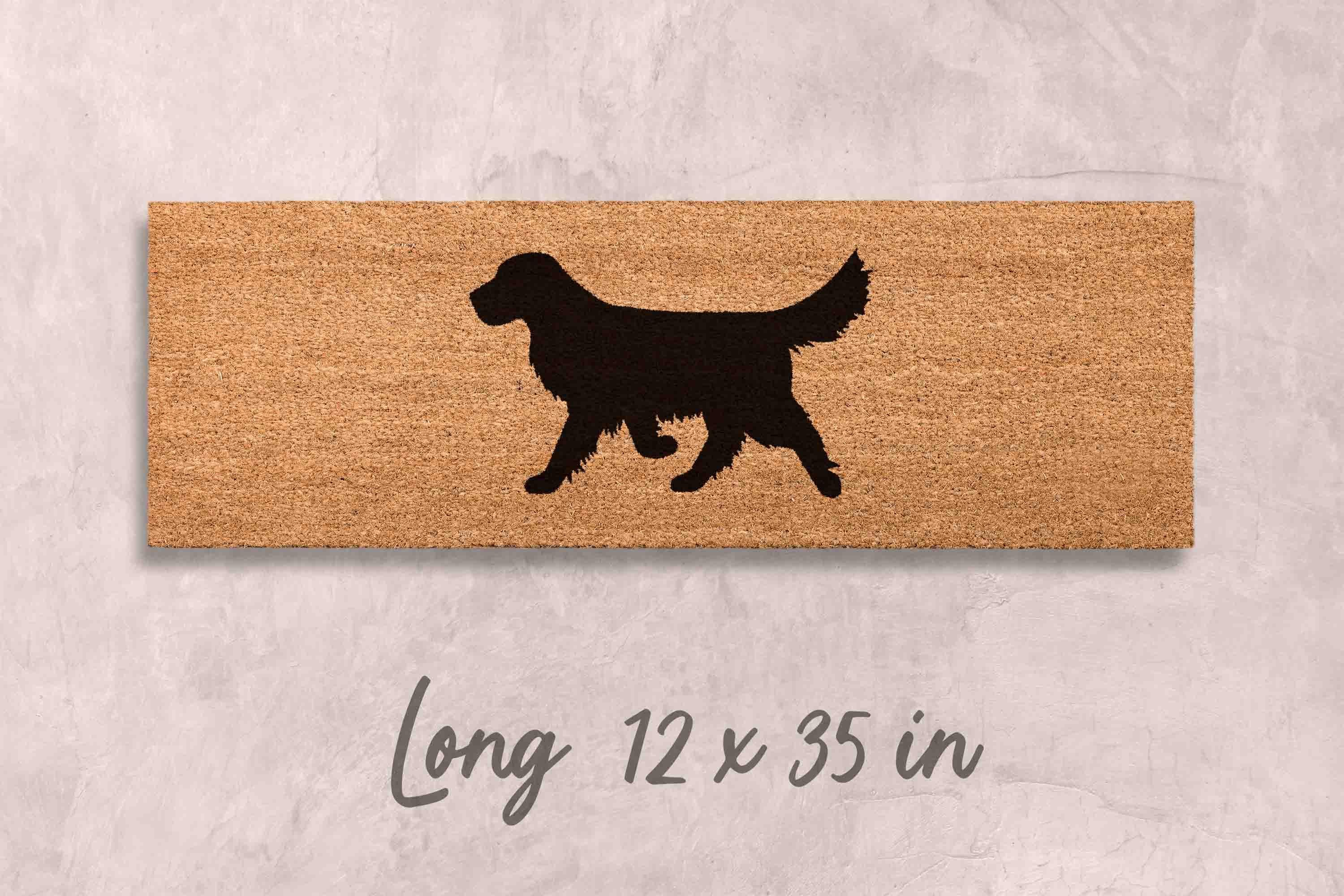 Retriever Doormat: Funny Dog Owner Gift (Coir Mat)