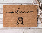 Aussie Dog Lover Doormat, Natural Coir (Latex Backing, Outdoor)