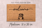 Aussie Dog Lover Doormat, Natural Coir (Latex Backing, Outdoor)