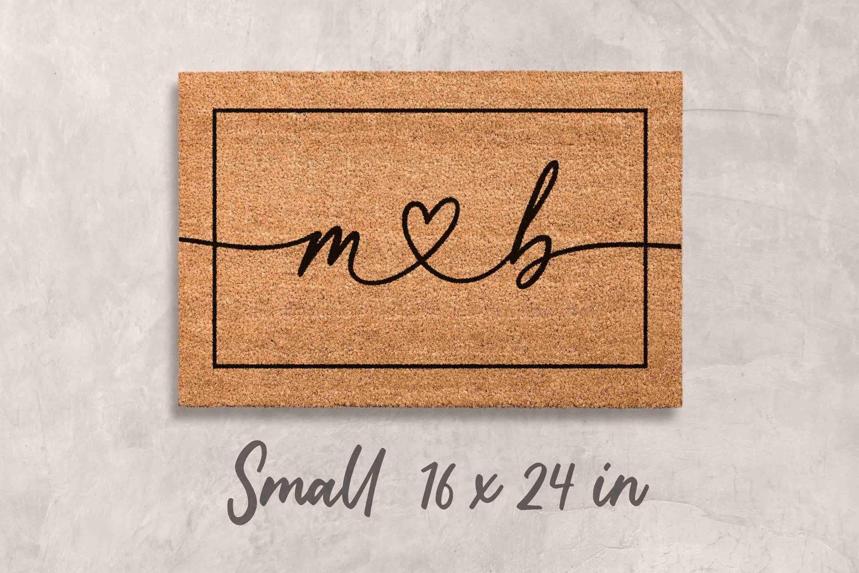 Custom Name Door Mat: Personalized Family Welcome (Coir Fiber)