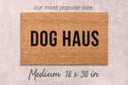 Dog Doormat: Funny Welcome Mat - Coir, Latex Backing