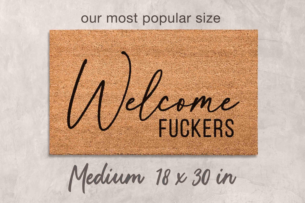 Doormat Funny: Rude Dorm Decor - Custom Personalized Mat