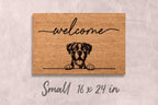 Boxer Doormat: Funny Dog Gift - Natural Coir, Latex Backing