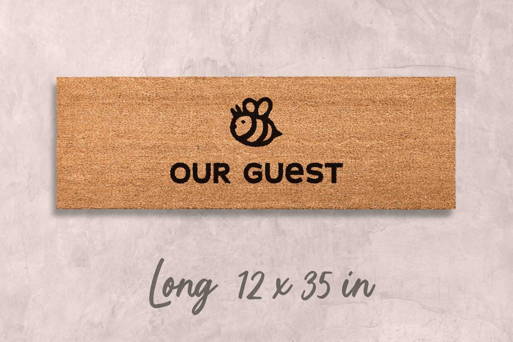 Be Our Guest Doormat: Funny Home Decor (Natural Coir, Latex)