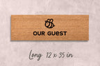 Be Our Guest Doormat: Funny Home Decor (Natural Coir, Latex)
