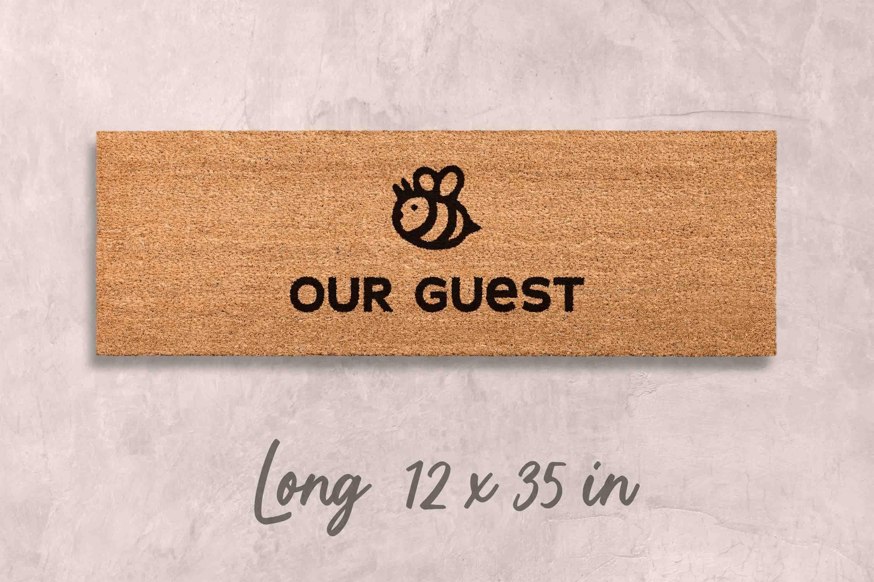 Be Our Guest Doormat: Funny Home Decor (Natural Coir, Latex)
