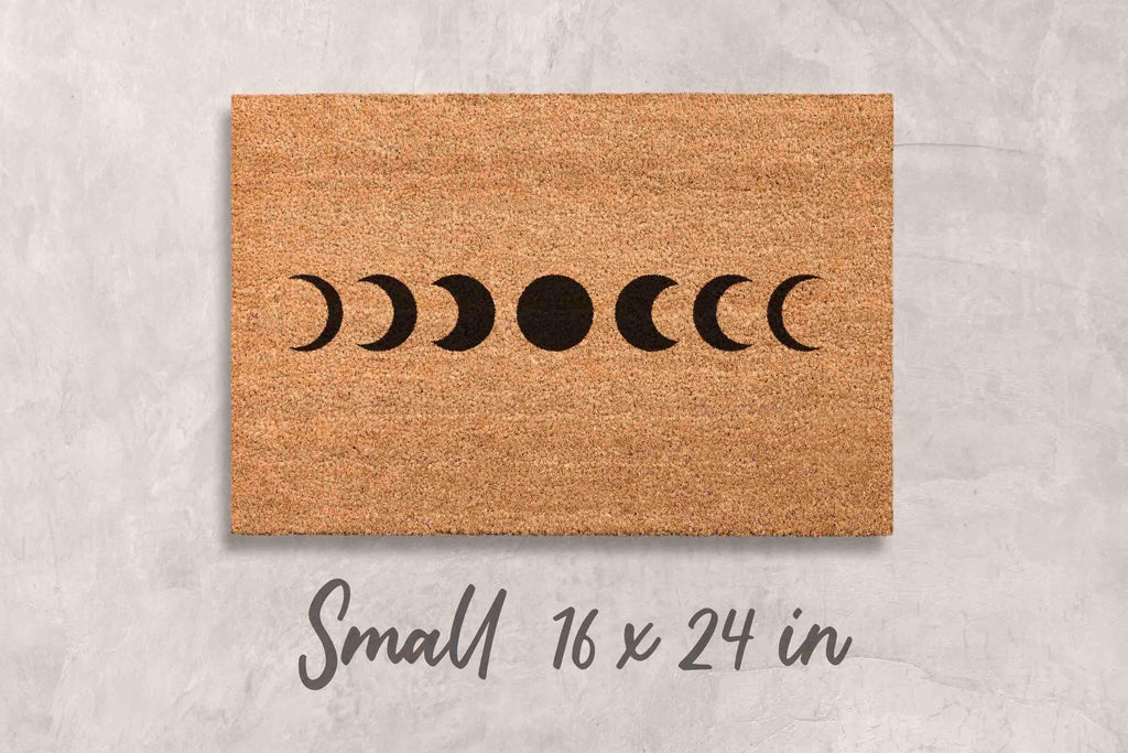 Minimalist Moon Doormat, Coir Welcome Mat (Outdoor)