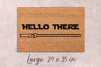 Nerdy Hello There Doormat, Funny Welcome Mat (Natural Coir)