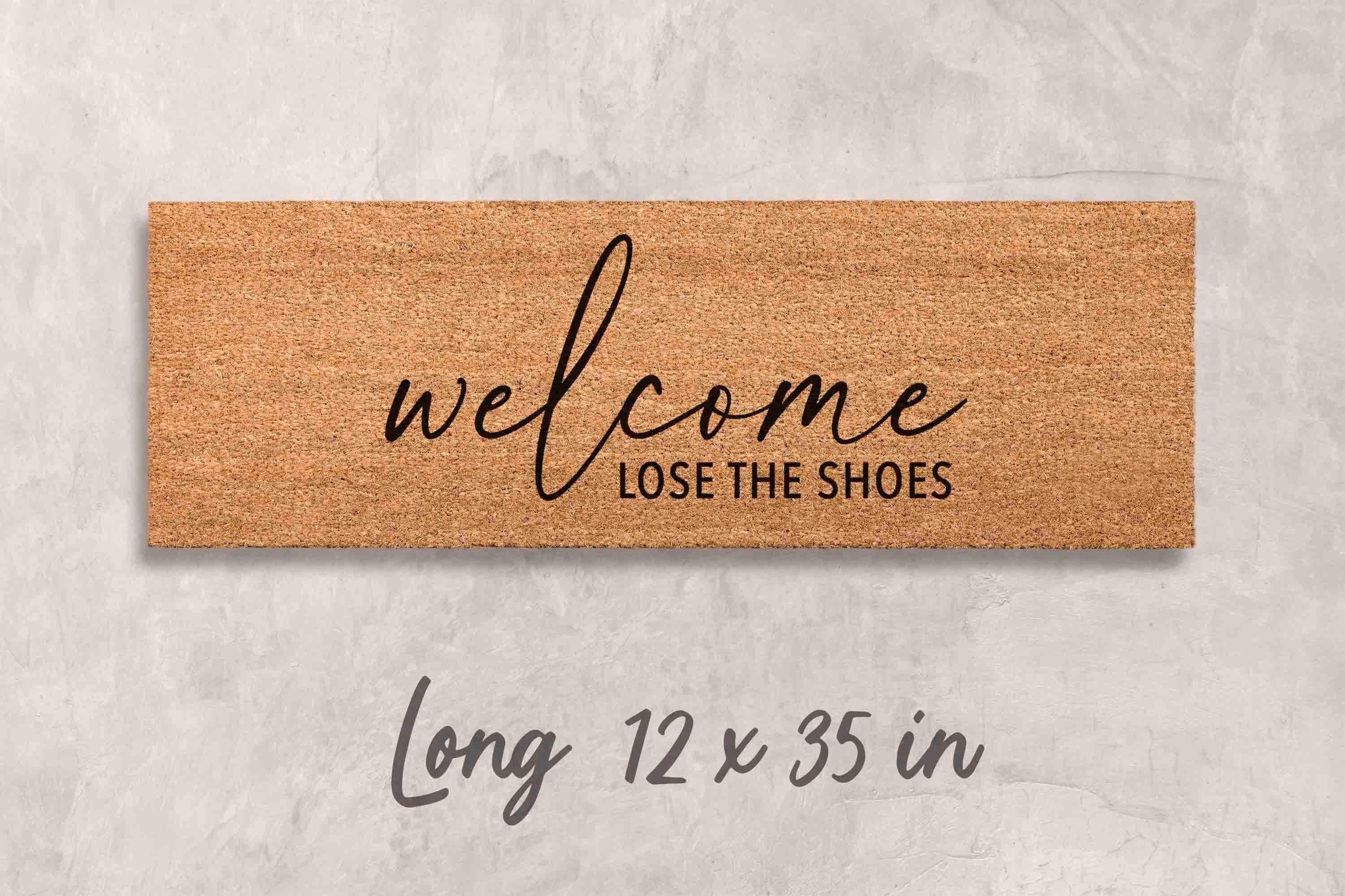 Lose the Shoes Doormat: Funny Welcome Mat (Natural Coir, Latex)