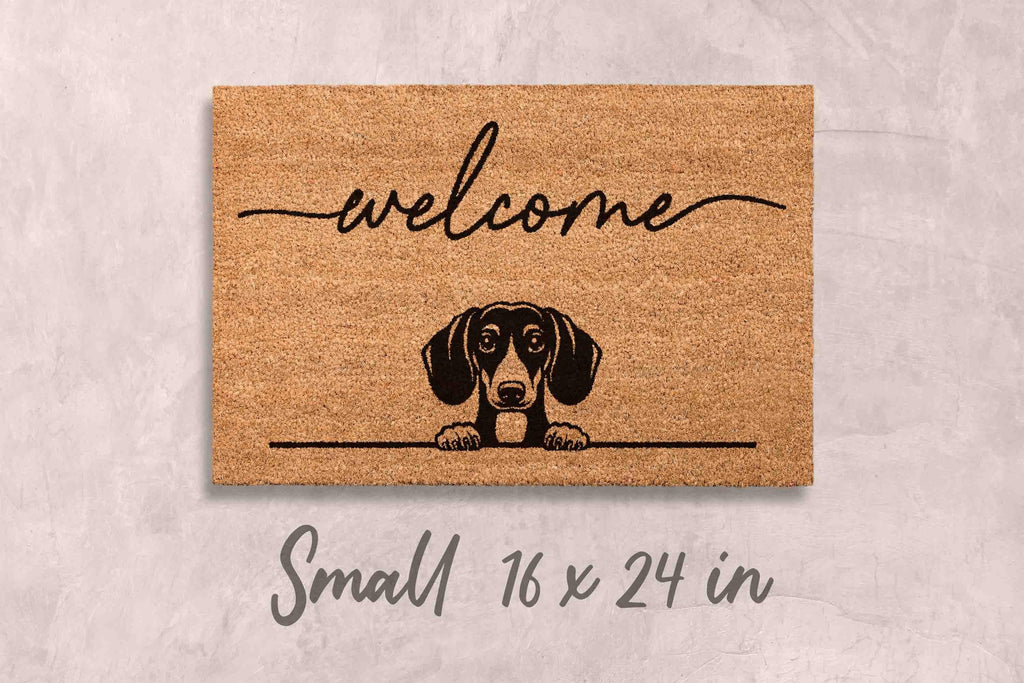 Dachshund Welcome Mat - Funny Dog Lover Door Rug