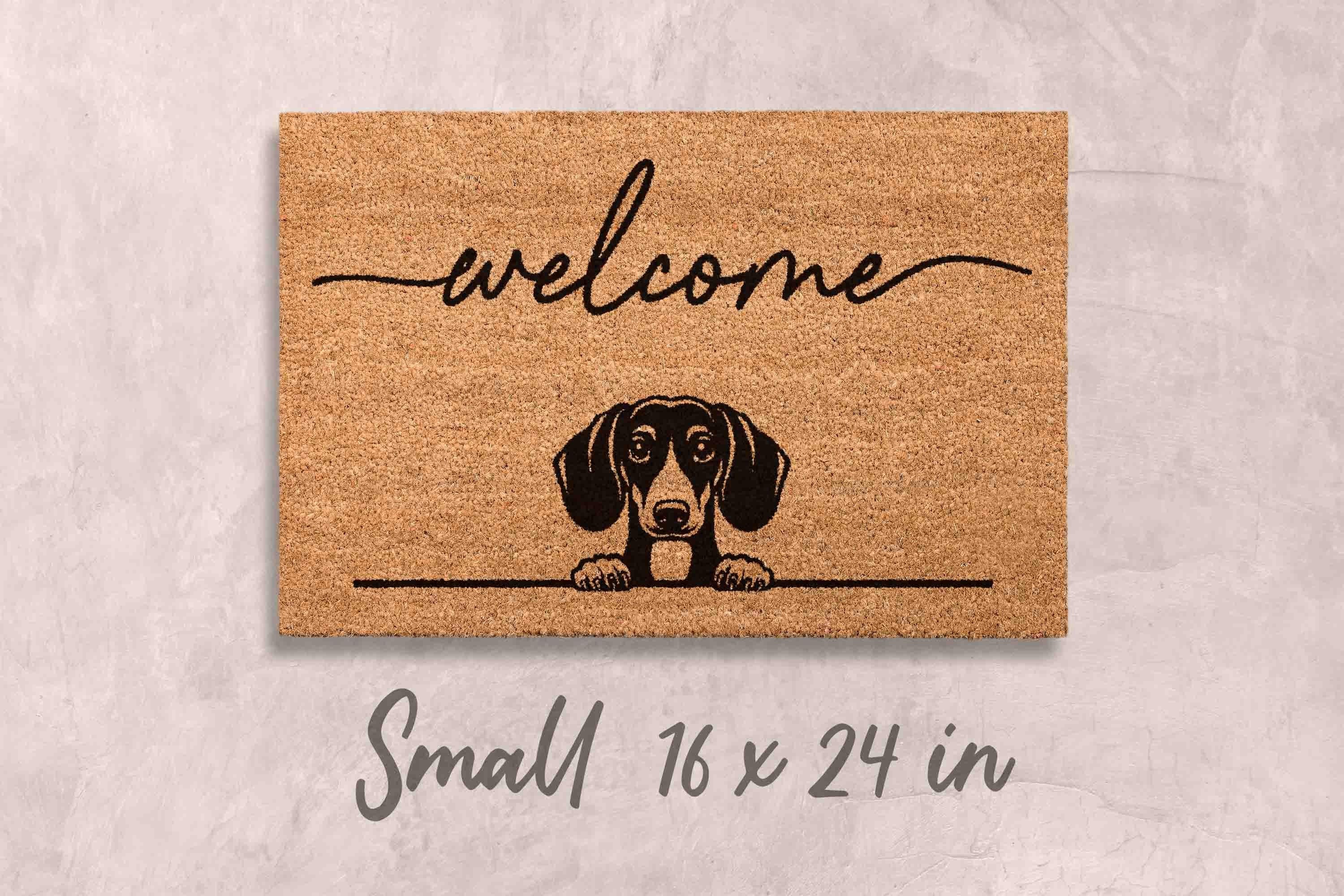 Dachshund Welcome Mat - Funny Dog Lover Door Rug