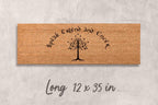 Speak Friend Doormat, Natural Coir, Funny Welcome Mat (Latex Backing)