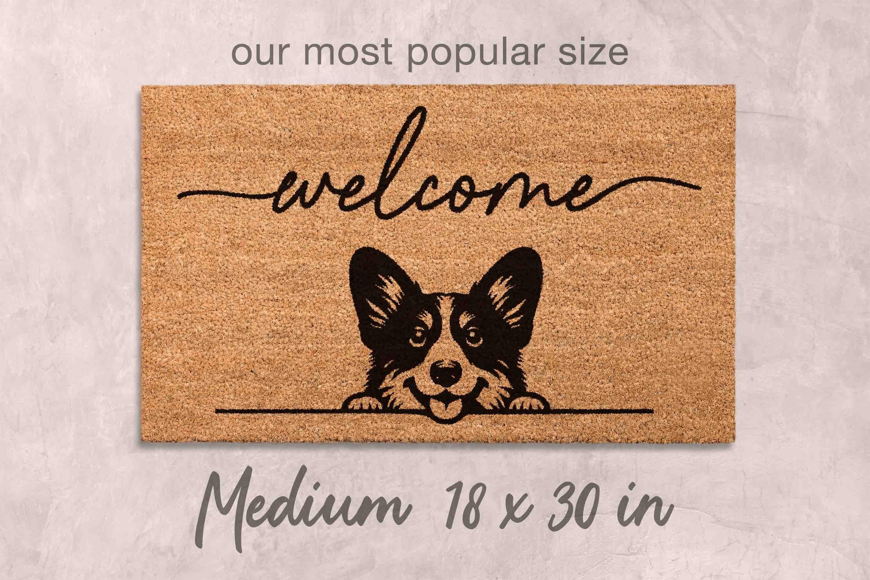 Corgi Doormat Corgi Doormat Dog Gift Ideas for Corgi Owner Dog Mom Doormat Corgi Gifts Corgi Unique Gift Ideas Corgis Doormat Custom Gift