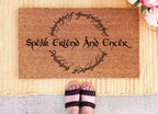 Speak Friend Doormat: Funny Entry Mat (Latex, Coir)