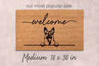 German Shepherd Doormat, Natural Coir (Latex Backing, Outdoor/Indoor)