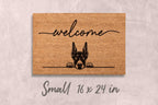 Doberman Welcome Mat - Funny Dog Lover Gift, Coir