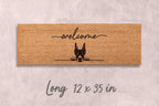 Doberman Welcome Mat - Funny Dog Lover Gift, Coir