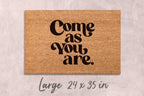 Come As You Are Doormat: Funny, Natural Coir - Latex Backing