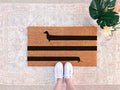 Funny Dachshund Doormat - Dog Mom Welcome Mat, Natural Fiber