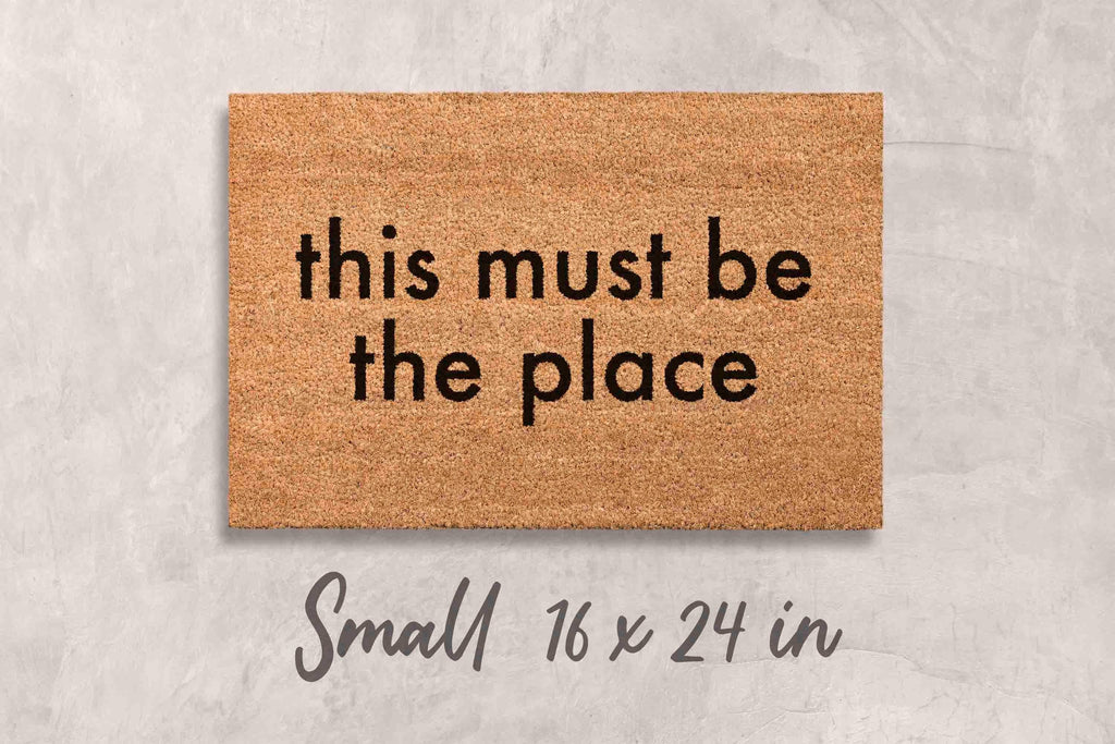 Funny Welcome Doormat, Natural Coir (New Home, Latex Backing)