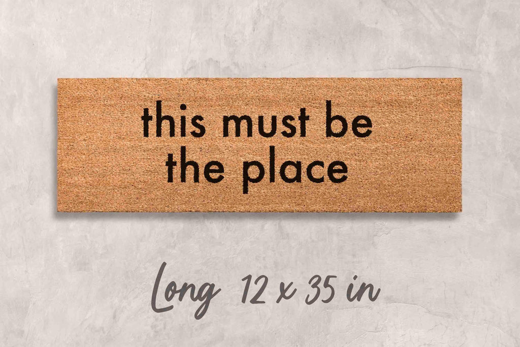 Funny Welcome Doormat, Natural Coir (New Home, Latex Backing)