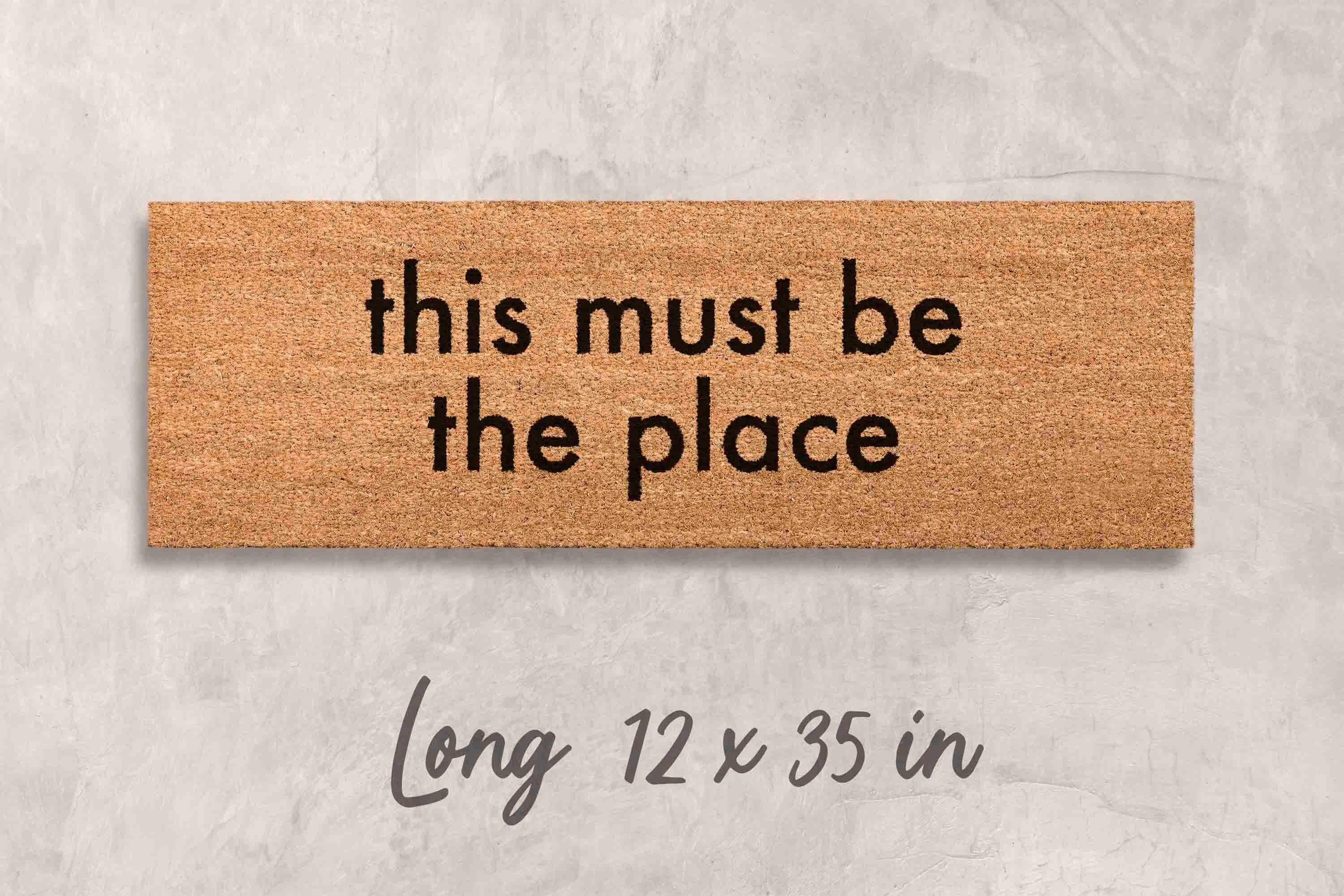 Funny Welcome Doormat, Natural Coir (New Home, Latex Backing)
