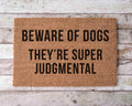 Beware of Dogs Doormat - Funny Dog Owner Welcome Mat