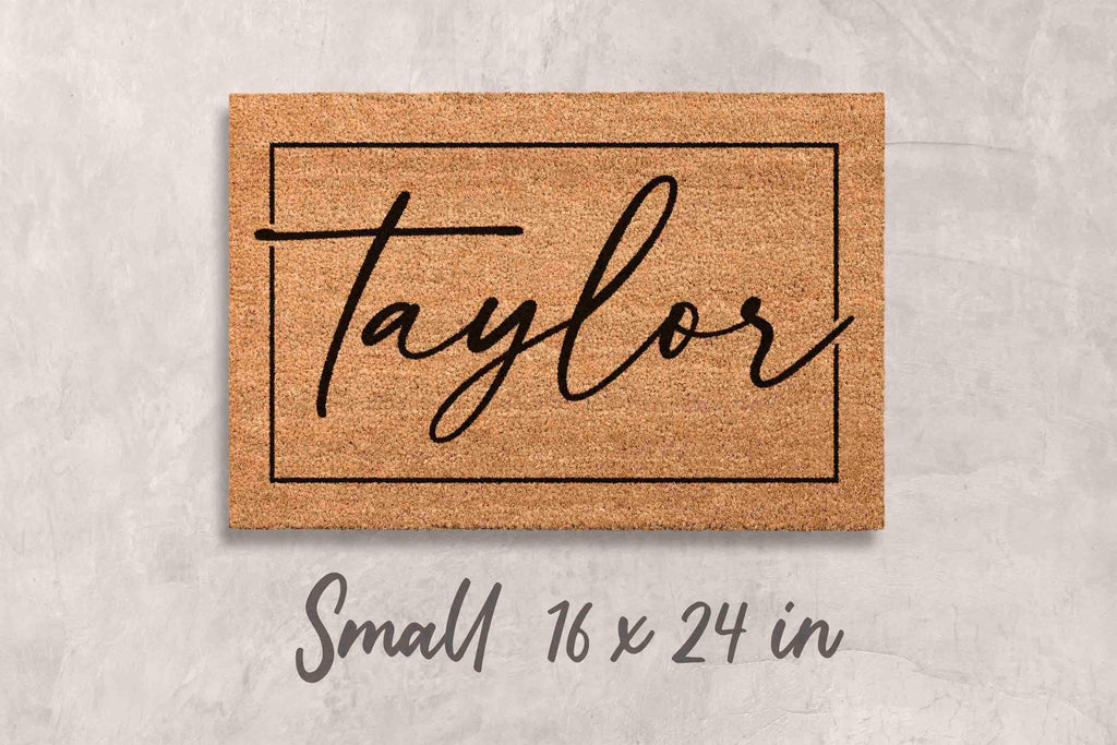 Last Name Doormat - Custom Family Welcome Mat