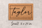 Last Name Doormat - Custom Family Welcome Mat