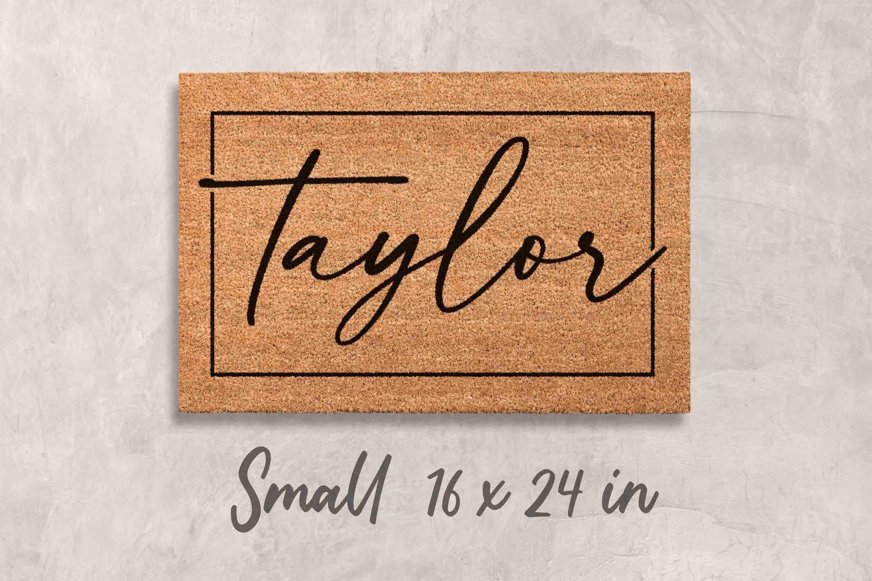 Last Name Doormat - Custom Family Welcome Mat