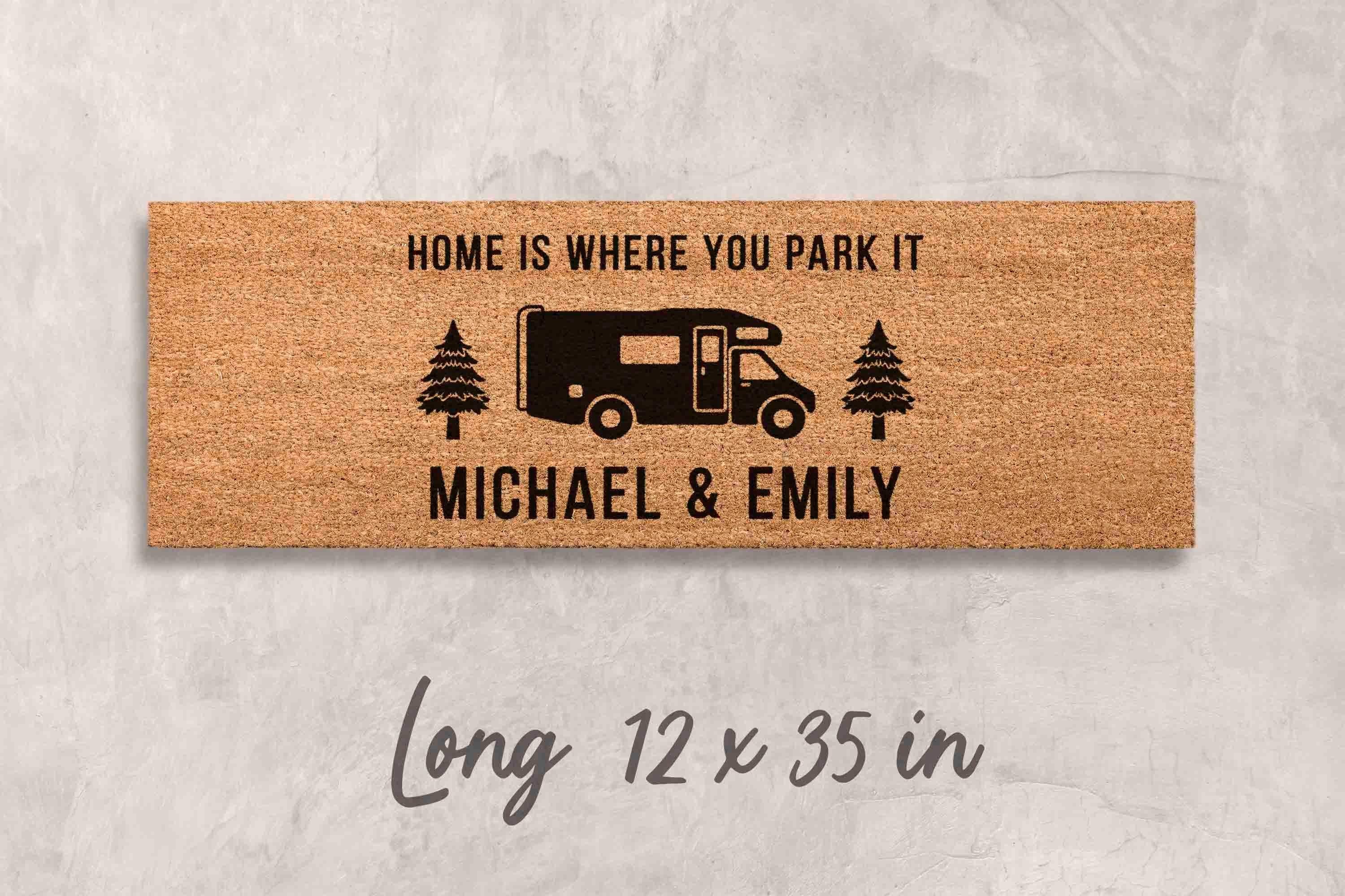 Camping Door Mat: Cozy Outdoor Welcome (Natural Fibers)