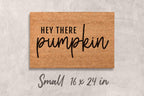 Fall Doormat: Hey There Pumpkin Design - Cozy Autumn Porch Decor